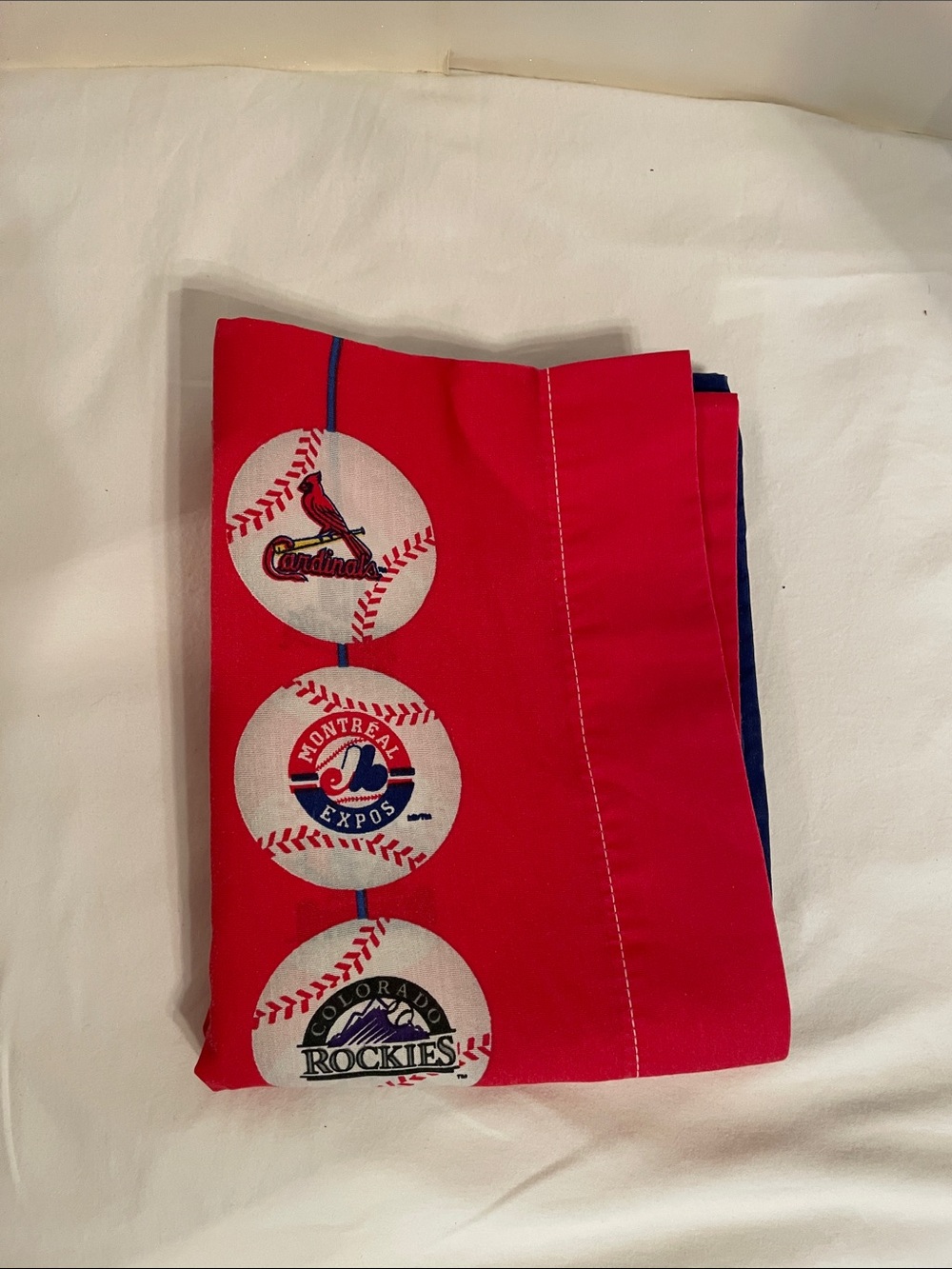 Vintage Major League Baseball 1998 Pillowcases MLB 90s